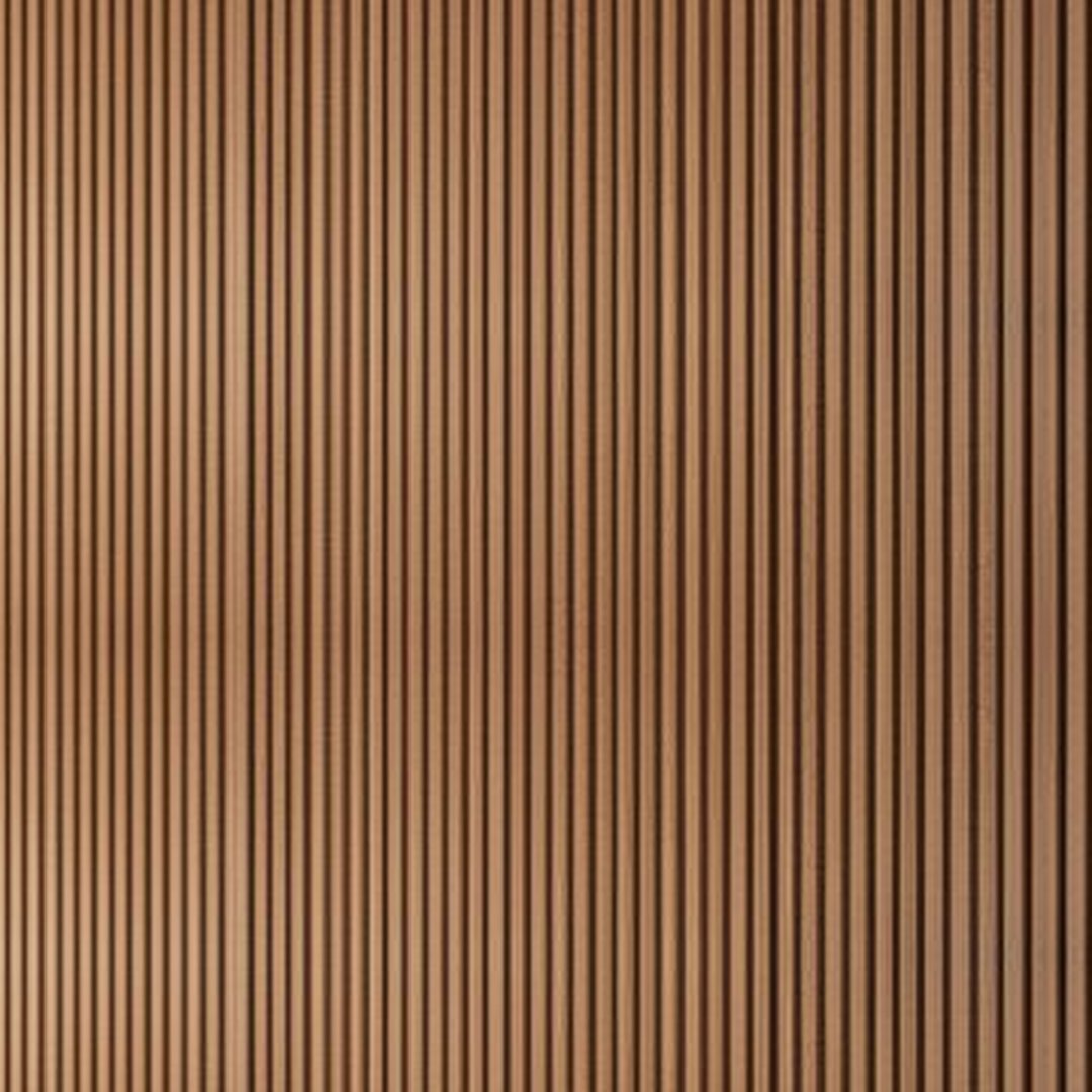 Oak slat panel