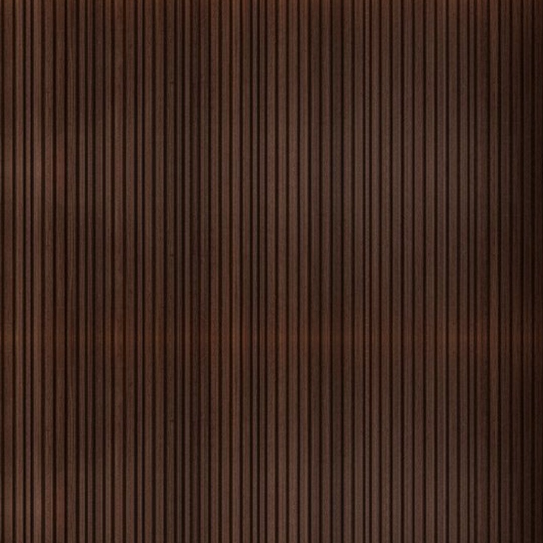 Walnut slat panel